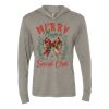 Unisex Triblend Hooded Long Sleeve Pullover Tee Thumbnail