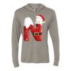 Unisex Triblend Hooded Long Sleeve Pullover Tee Thumbnail