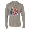 Unisex Triblend Hooded Long Sleeve Pullover Tee Thumbnail
