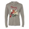 Unisex Triblend Hooded Long Sleeve Pullover Tee Thumbnail