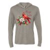 Unisex Triblend Hooded Long Sleeve Pullover Tee Thumbnail
