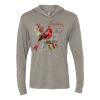 Unisex Triblend Hooded Long Sleeve Pullover Tee Thumbnail