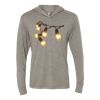 Unisex Triblend Hooded Long Sleeve Pullover Tee Thumbnail