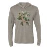 Unisex Triblend Hooded Long Sleeve Pullover Tee Thumbnail
