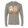 Unisex Triblend Hooded Long Sleeve Pullover Tee Thumbnail