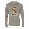 Unisex Triblend Hooded Long Sleeve Pullover Tee Thumbnail