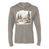 Unisex Triblend Hooded Long Sleeve Pullover Tee Thumbnail