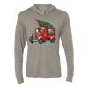 Unisex Triblend Hooded Long Sleeve Pullover Tee Thumbnail