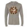 Unisex Triblend Hooded Long Sleeve Pullover Tee Thumbnail