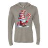 Unisex Triblend Hooded Long Sleeve Pullover Tee Thumbnail