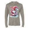 Unisex Triblend Hooded Long Sleeve Pullover Tee Thumbnail