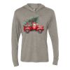 Unisex Triblend Hooded Long Sleeve Pullover Tee Thumbnail