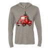 Unisex Triblend Hooded Long Sleeve Pullover Tee Thumbnail