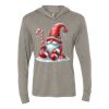 Unisex Triblend Hooded Long Sleeve Pullover Tee Thumbnail