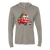 Unisex Triblend Hooded Long Sleeve Pullover Tee Thumbnail