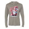 Unisex Triblend Hooded Long Sleeve Pullover Tee Thumbnail