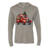 Unisex Triblend Hooded Long Sleeve Pullover Tee Thumbnail
