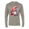 Unisex Triblend Hooded Long Sleeve Pullover Tee Thumbnail