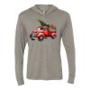 Unisex Triblend Hooded Long Sleeve Pullover Tee Thumbnail