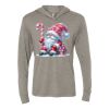 Unisex Triblend Hooded Long Sleeve Pullover Tee Thumbnail
