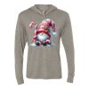 Unisex Triblend Hooded Long Sleeve Pullover Tee Thumbnail