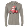 Unisex Triblend Hooded Long Sleeve Pullover Tee Thumbnail