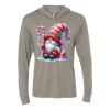 Unisex Triblend Hooded Long Sleeve Pullover Tee Thumbnail