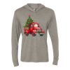 Unisex Triblend Hooded Long Sleeve Pullover Tee Thumbnail