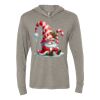 Unisex Triblend Hooded Long Sleeve Pullover Tee Thumbnail