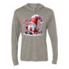 Unisex Triblend Hooded Long Sleeve Pullover Tee Thumbnail