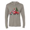 Unisex Triblend Hooded Long Sleeve Pullover Tee Thumbnail