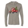 Unisex Triblend Hooded Long Sleeve Pullover Tee Thumbnail
