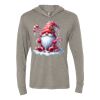 Unisex Triblend Hooded Long Sleeve Pullover Tee Thumbnail