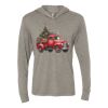 Unisex Triblend Hooded Long Sleeve Pullover Tee Thumbnail