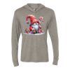 Unisex Triblend Hooded Long Sleeve Pullover Tee Thumbnail