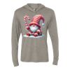 Unisex Triblend Hooded Long Sleeve Pullover Tee Thumbnail