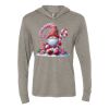 Unisex Triblend Hooded Long Sleeve Pullover Tee Thumbnail