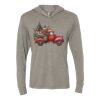 Unisex Triblend Hooded Long Sleeve Pullover Tee Thumbnail