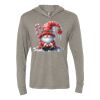 Unisex Triblend Hooded Long Sleeve Pullover Tee Thumbnail