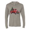 Unisex Triblend Hooded Long Sleeve Pullover Tee Thumbnail