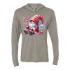 Unisex Triblend Hooded Long Sleeve Pullover Tee Thumbnail