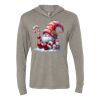 Unisex Triblend Hooded Long Sleeve Pullover Tee Thumbnail