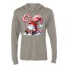 Unisex Triblend Hooded Long Sleeve Pullover Tee Thumbnail