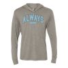 Unisex Triblend Hooded Long Sleeve Pullover Tee Thumbnail