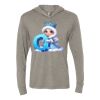 Unisex Triblend Hooded Long Sleeve Pullover Tee Thumbnail