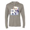 Unisex Triblend Hooded Long Sleeve Pullover Tee Thumbnail