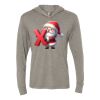 Unisex Triblend Hooded Long Sleeve Pullover Tee Thumbnail