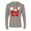 Unisex Triblend Hooded Long Sleeve Pullover Tee Thumbnail