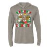 Unisex Triblend Hooded Long Sleeve Pullover Tee Thumbnail