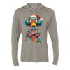 Unisex Triblend Hooded Long Sleeve Pullover Tee Thumbnail